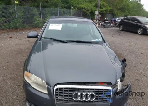 2008 Audi A4 2.0T/2.0T Special Edition from USA, damaged, VIN WAUDF78E28A014915